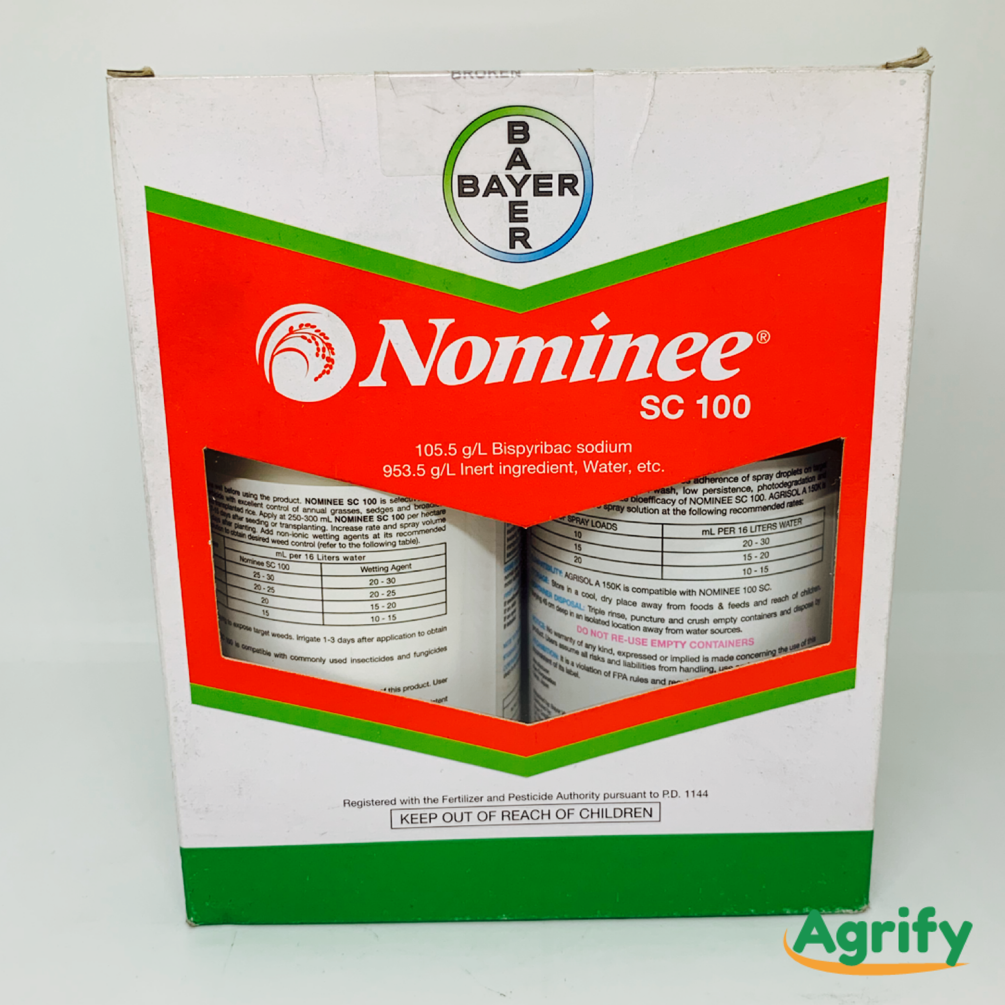 herbicide price philippines Nominee SC100 Twin 250ml – Agrify