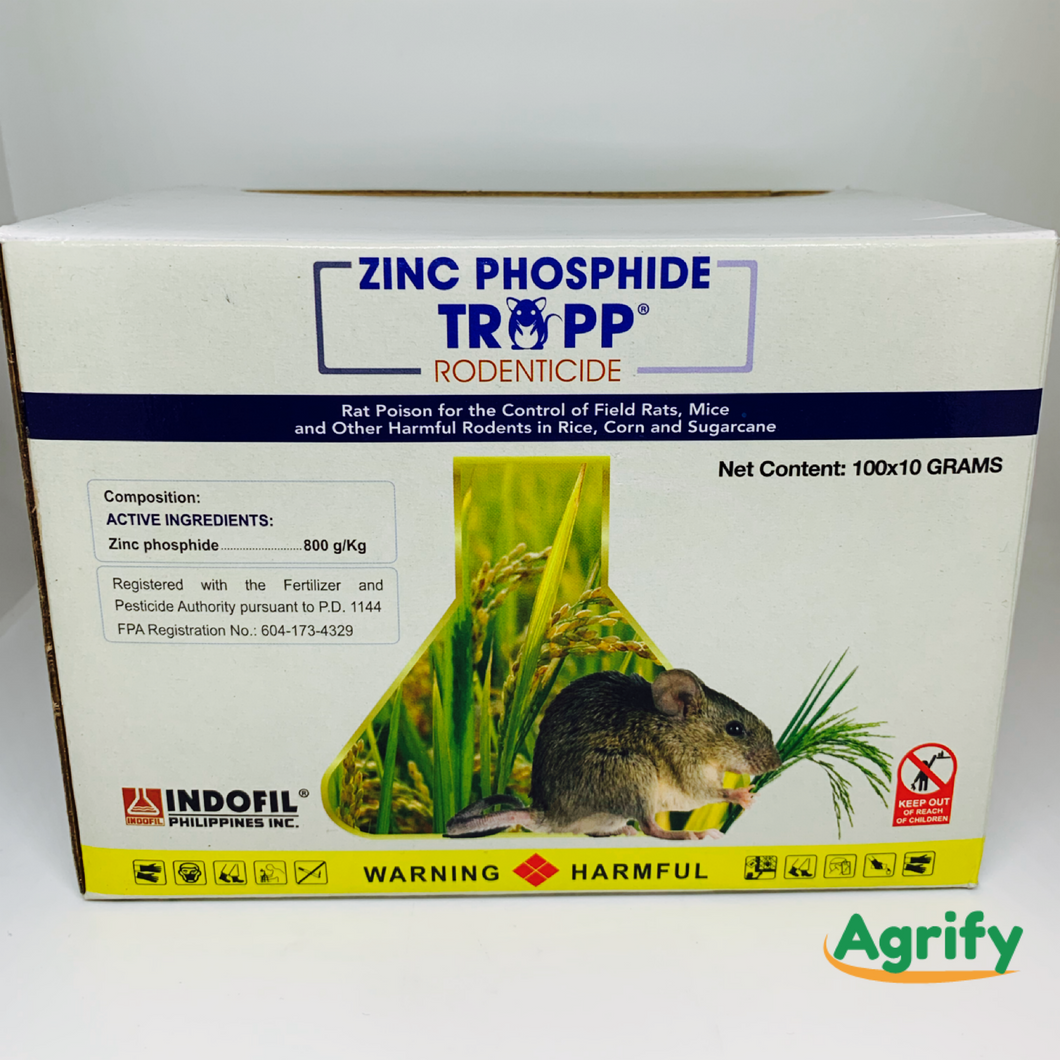 Zinc Phosphide TROPP Rodenticide 1KG